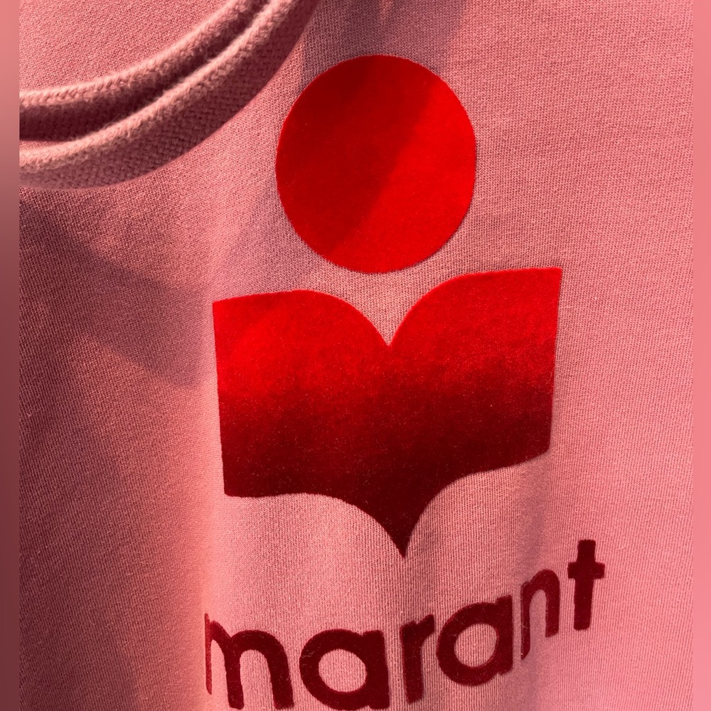 ISABEL MARANT ÉTOILE Women’s Mansel Logo Hoodie Rosewood Pink